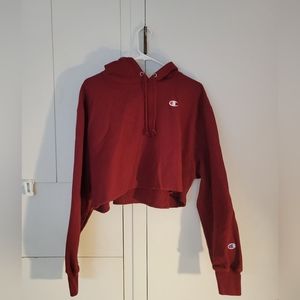 CHAMPION CROPPED HOODIE